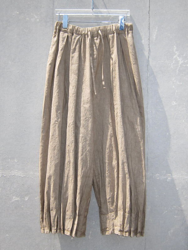 FACTORY｜sulfur dye pleats pants